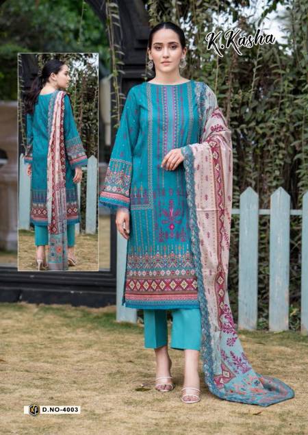 Keval k Kasha Vol 4 Karachi Cotton Dress Material Catalog